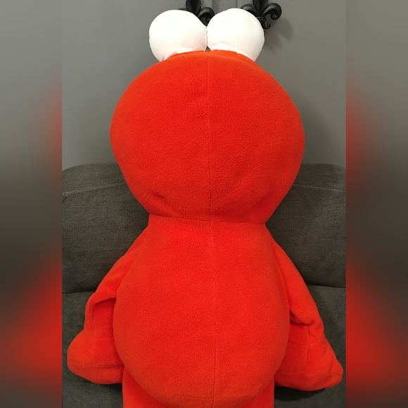 Vintage Elmo Jumbo Plush Sesame Street 31" Tall Soft Plush Eyes Stuffed Animal - Picture 10 of 15